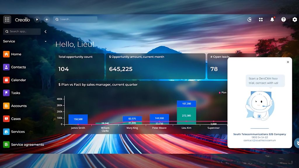 Lợi ích của việc sử dụng giải pháp Contact Center tích hợp Creatio CRM 