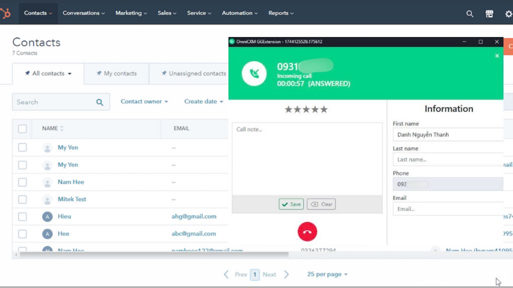 Lợi ích của việc sử dụng tổng đài Call Center tích hợp Hubspot CRM 