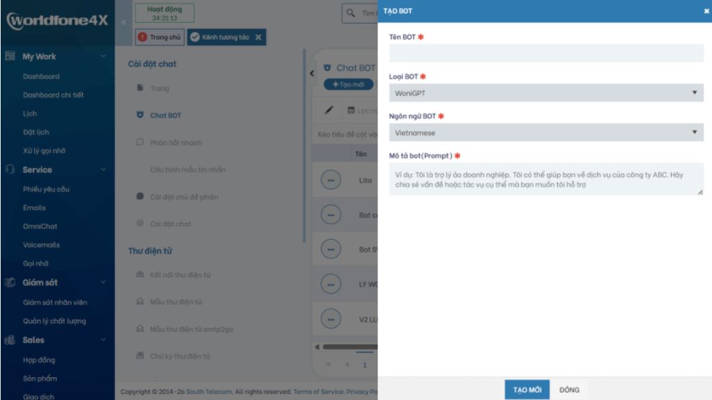 Quy trình triển khai Chatbot phục vụ doanh nghiệp