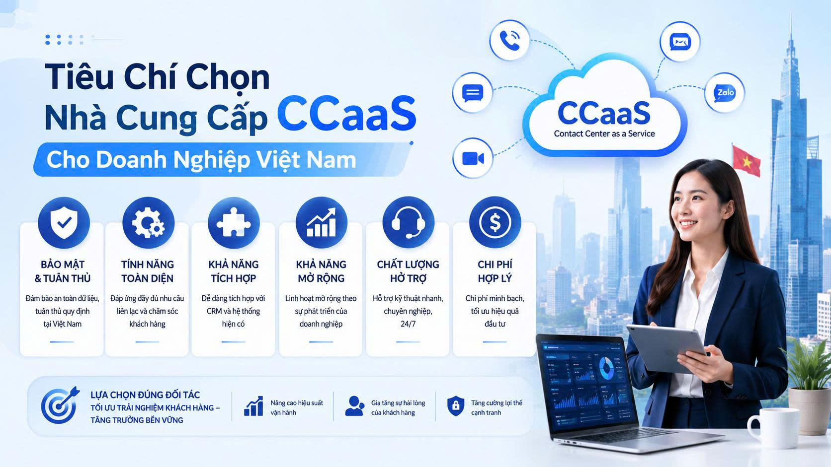 7 Tiêu Chí Chọn Nhà Cung Cấp CCaaS Cho Doanh Nghiệp Việt Nam