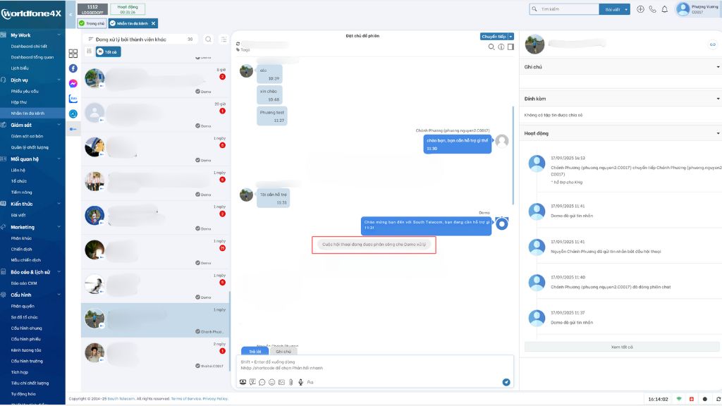 Tích hợp chatbot AI hỗ trợ phục vụ nhiều khách hàng  