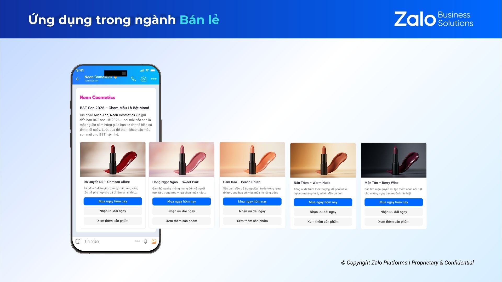 Mẫu ZBS cho Ngành Retail