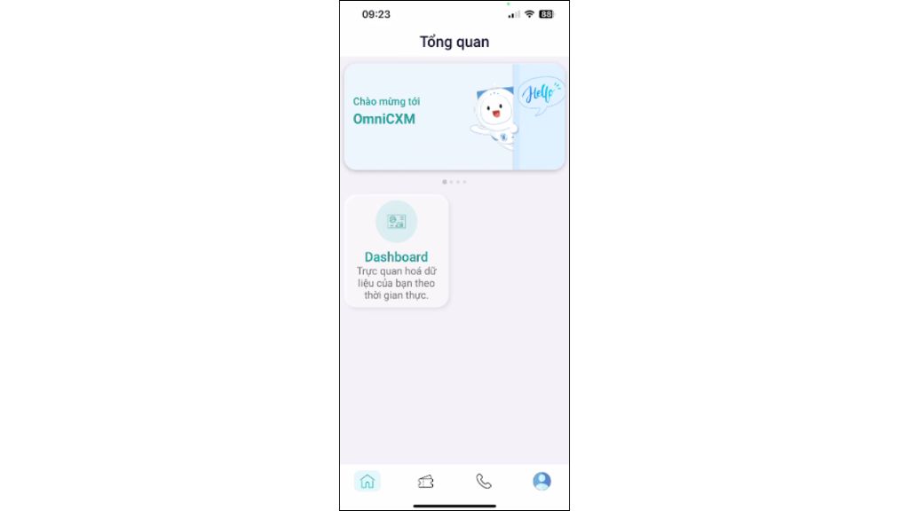 Hướng dẫn sử dụng OmniCXM - Worldfone4X Mobile Dashboard