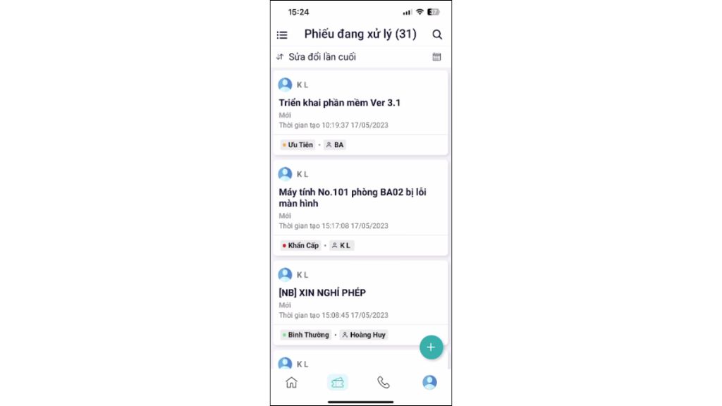 Hướng dẫn sử dụng OmniCXM - Worldfone4X Mobile quản lý ticket