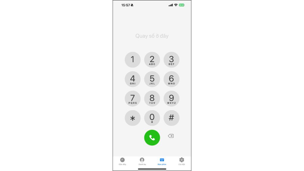 Hướng dẫn sử dụng Worldfone4Biz bàn phím