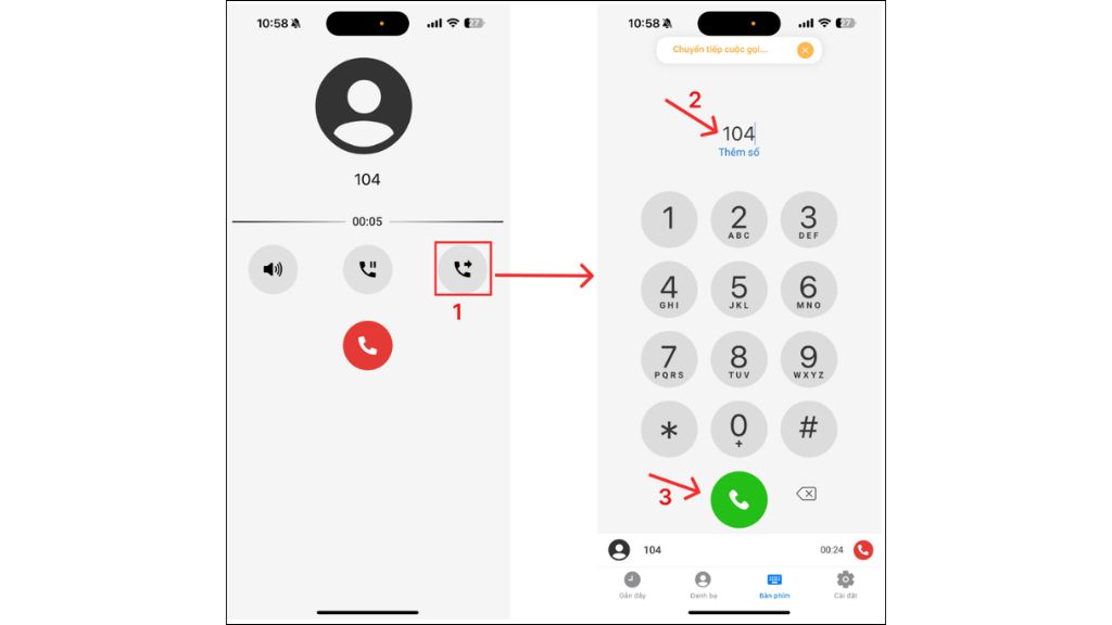 Hướng dẫn sử dụng Worldfone4Biz chuyển tiếp cuộc gọi