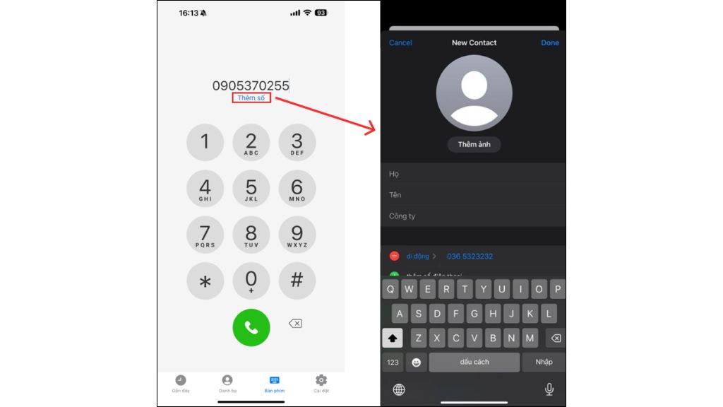 Hướng dẫn sử dụng Worldfone4Biz thêm mới danh bạ