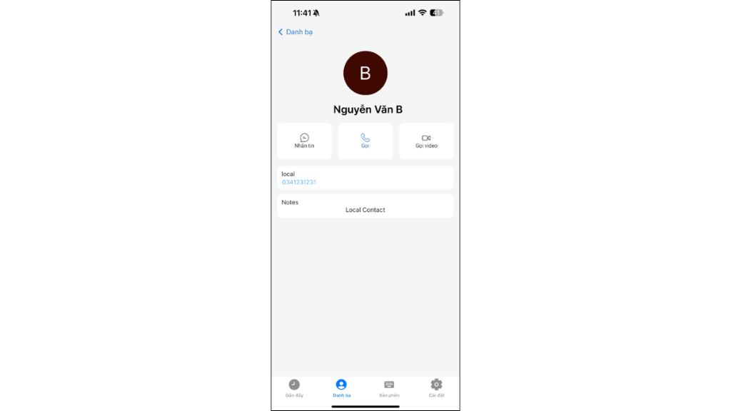 Hướng dẫn sử dụng Worldfone4Biz xem chi tiết danh bạ